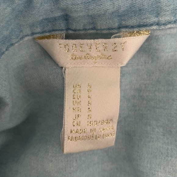 Denim Button Up - Picture 2 of 2